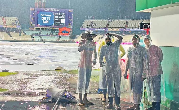 Kolkata vs Punjab Kings match called off due to rain2