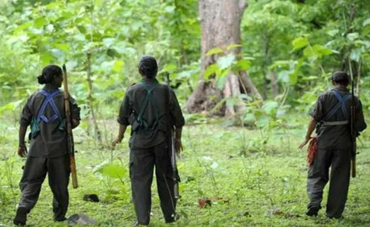 Five Maoists Surrender Before SP Of Alluri District