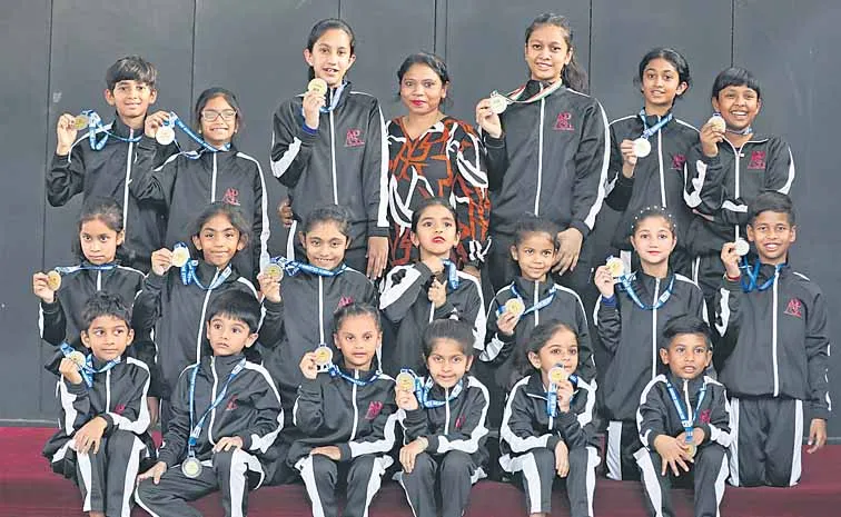 27 medals for Telangana gymnasts