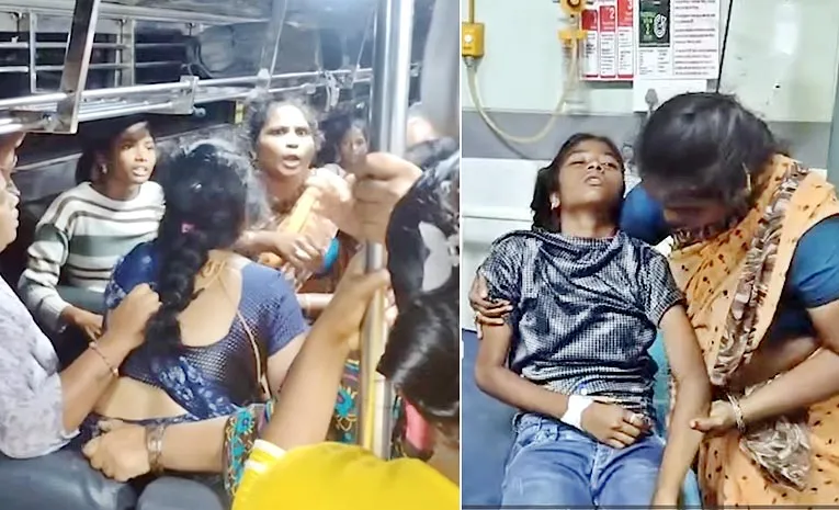 కాలు తగిలిందని రచ్చ.. బాలిక పరిస్థితి విషమం!