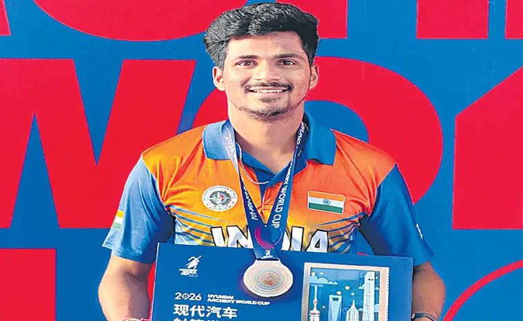 Sahil Jadhav wins bronze in men compound event at Archery World Cup 2026