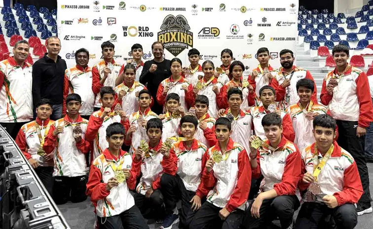 Indian Boxers Shine At Asian U-15 Boxing Championships
