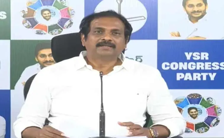 YSRCP Leader Kurasala Kannababu Takes On Chandrababu Naidu
