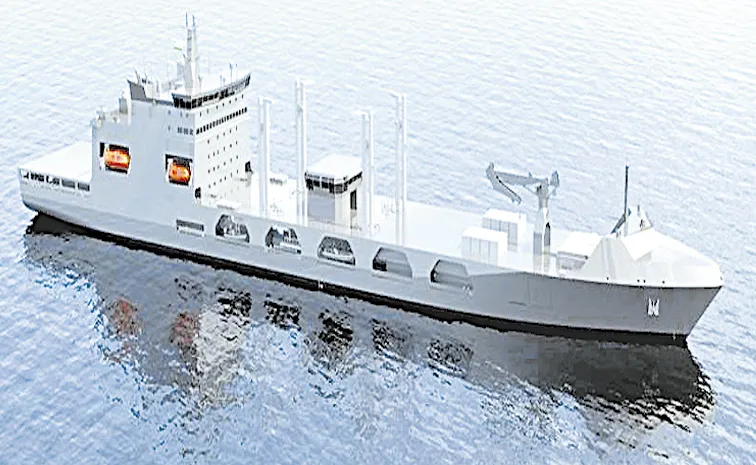 Five support ship for indian navy: Andhra pradesh