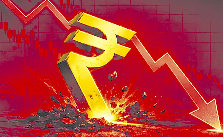 Rupee hits a record low of 95. 63 against the US dollar