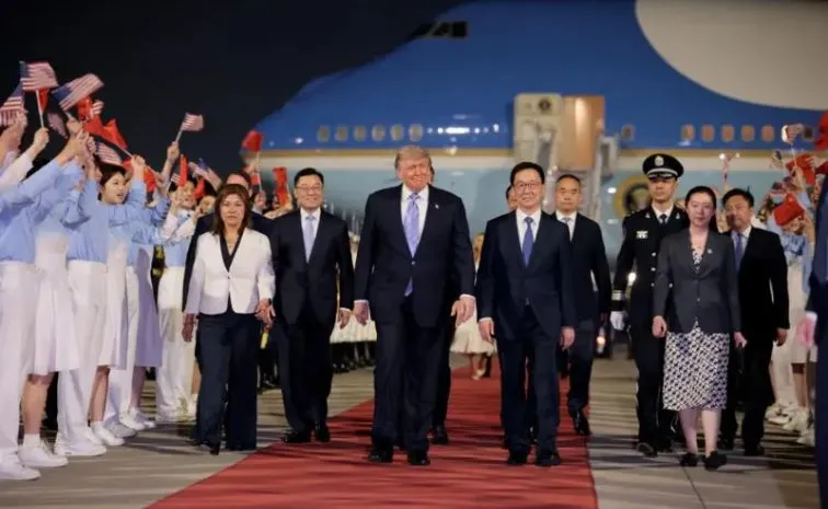 Chinese Vice President Han Zheng receives Trump