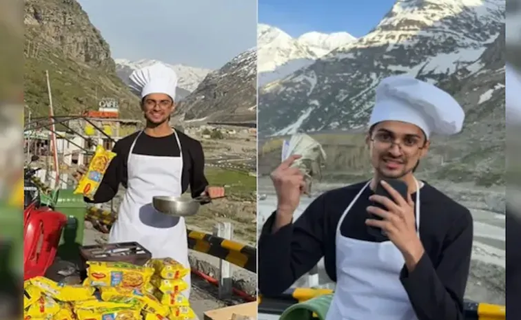 Delhi Content Creator Sells Maggi In Mountains For A Day Surprise Earnings 