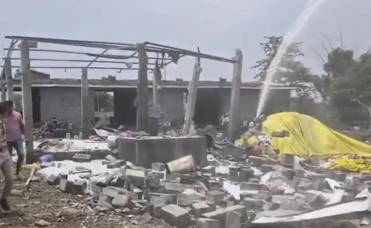 Madhya Pradesh Dewas Firecracker Factory Blast News Updates