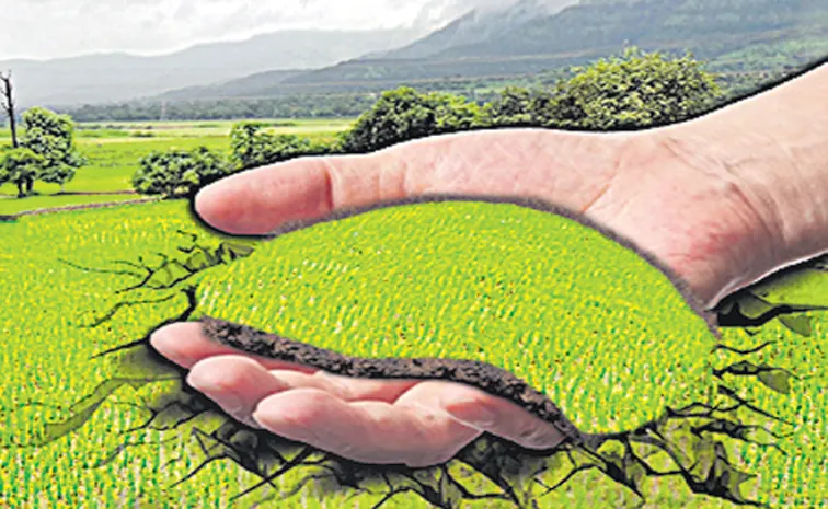 Chandrababu govt exploiting lands in Andhra Pradesh