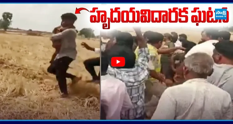 మనవడిని కాపాడి ప్రాణాలు కోల్పోయిన తాత..