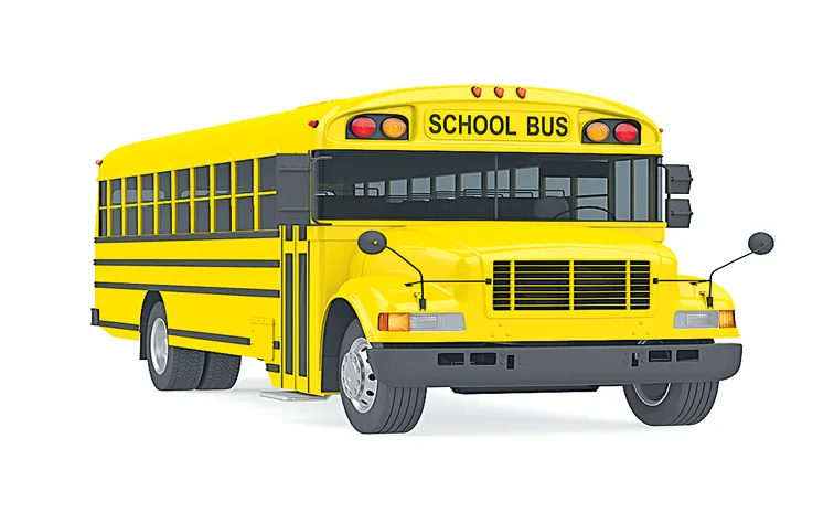 Yellow school buses are highly visible, detect faster than other colors4