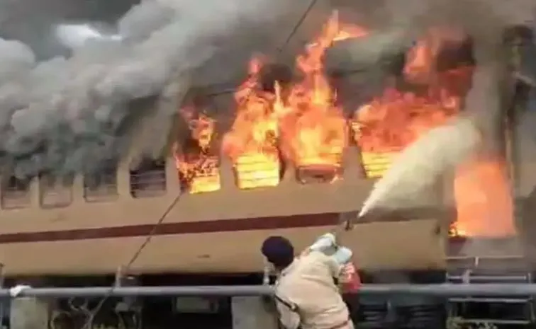 Panic in Bihar: Sasaram-Patna Passenger Train Catches Fire