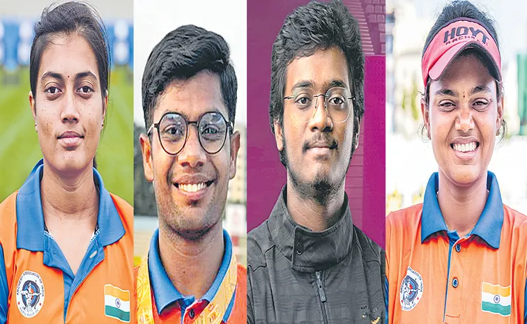 ఆసియా క్రీడలకు సురేఖ, చికిత, ధీరజ్, గణేశ్‌ 