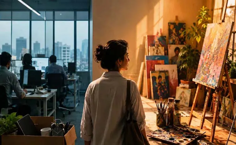 She Left Corporate Life To Pursue Painting After Watching Tamasha1