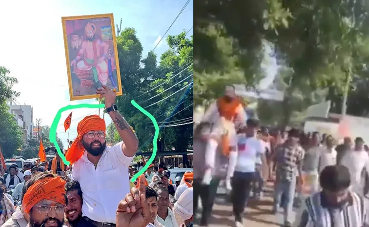 అత్యాచార నిందితుడికి వీరోచిత స్వాగతం : దుమారం