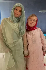 David Warner Daughters Wear Gharara and Hijab Pic Viral