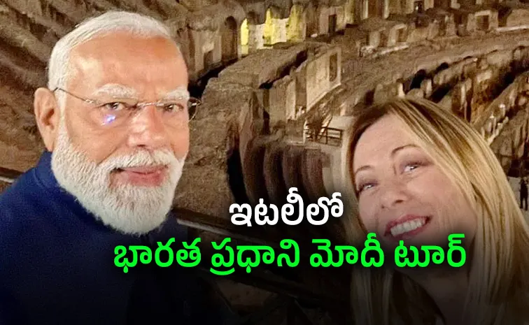 Italy PM Giorgia Meloni Welcomes India PM Modi1