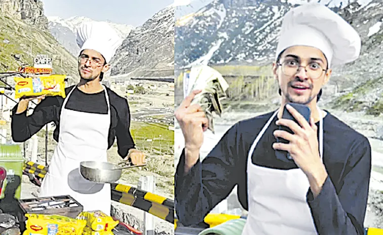 Delhi Content Creator Sells Maggi In The Mountains For A Day1