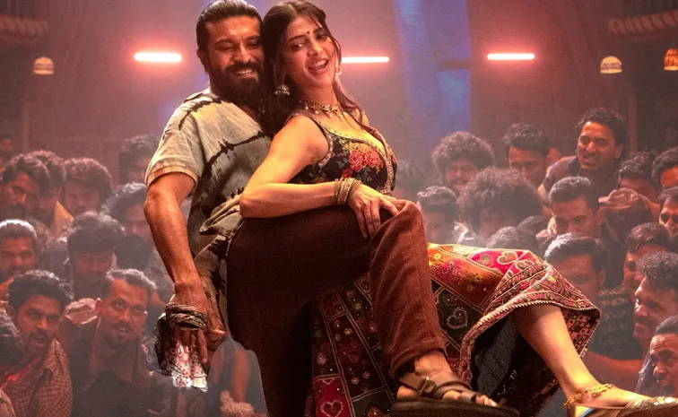 Ram Charan Shruthi Haasan Peddi Movie Item Song Promo Out Now 