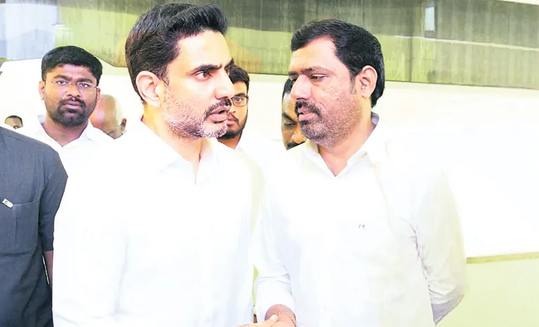 లోకేష్‌ సమక్షంలోనే ఎమ్మెల్యే వరదకు అవమానం