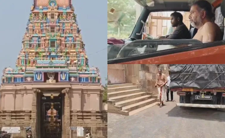 Ahobilam: Tdp Goons Block Laddu Prasadam Delivery Vehicle