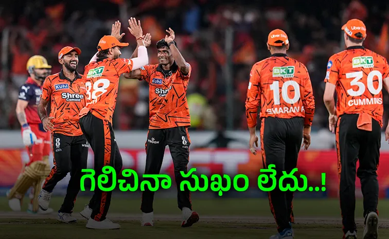 RCB secure Qualifier 1 spot despite defeat, SRH finish third