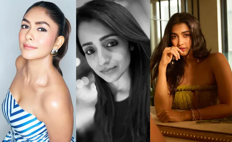త్రిష వీకెండ్ మూడ్.. మృణాల్ మెరుపులు