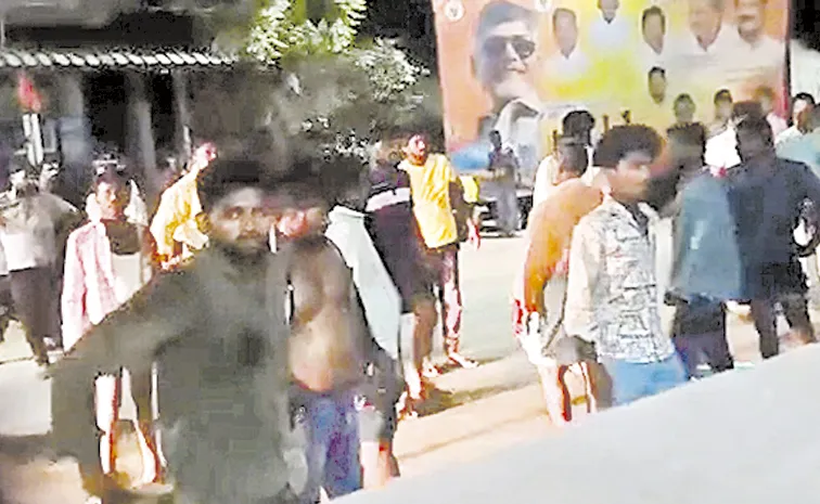 TDP Goons Attack Janasena Activist at Kolluru: Bapatla District