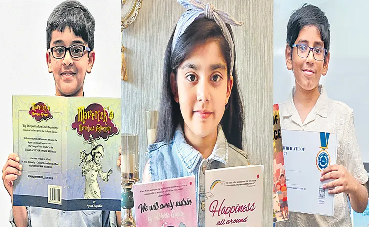 sakshi special story about Smart Little Writers