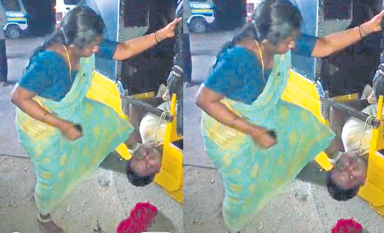 తల్లిపై కొడుకు హత్యాయత్నం 
