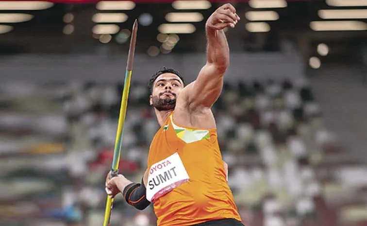 Sumit Wins In Men's Javelin Throw F64 Category