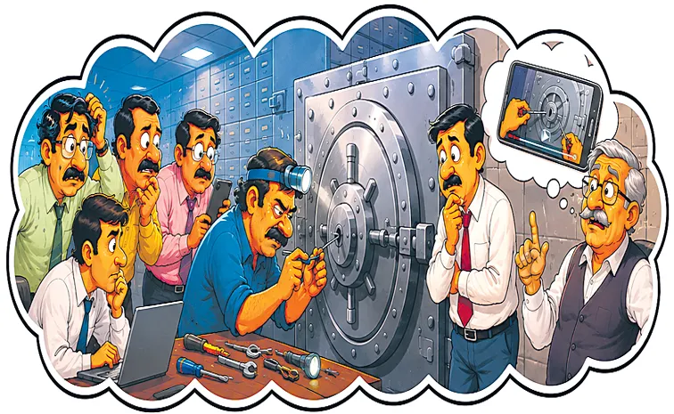 Betaal and Vikramarka talks on Bank Locker Opened story7