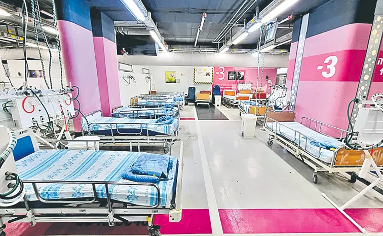 Rambam Health Campus in Haifa operates a fortified underground hospital