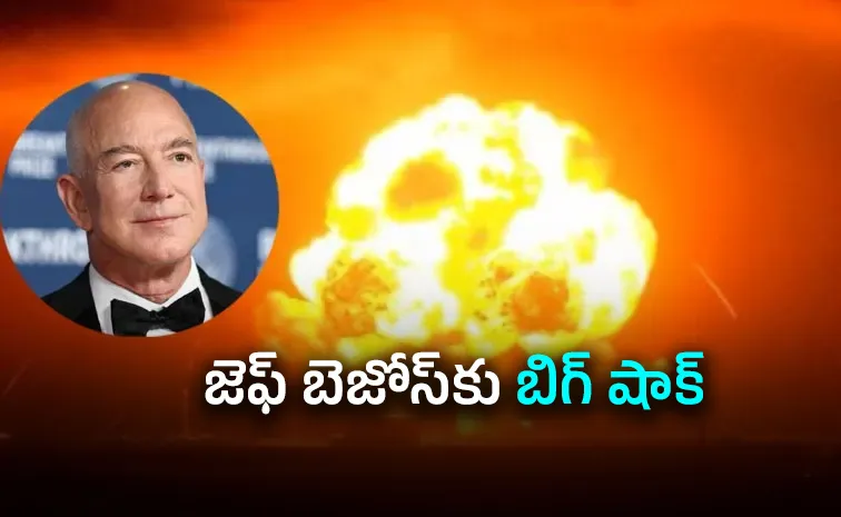 Jeff Bezos hit by shock as rocket explodes into a fireball2