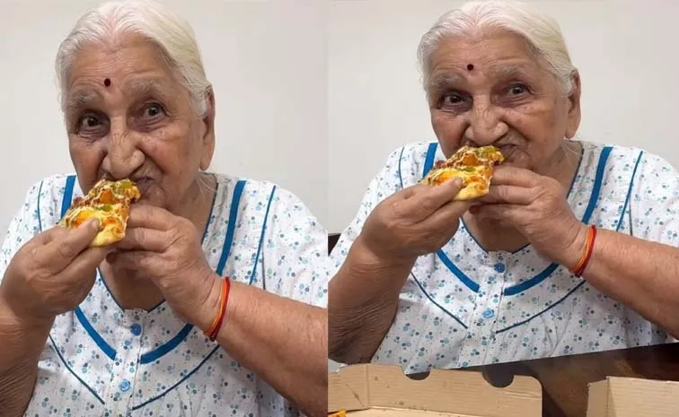 92 year old Grandmothers pizza moment wins hearts online1