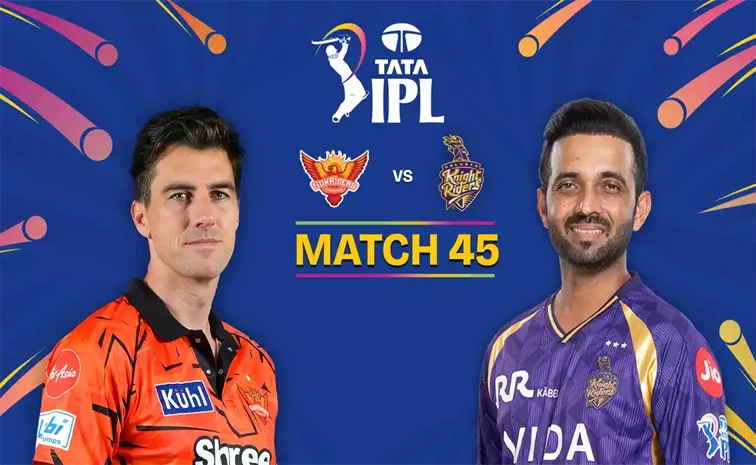 కేకేఆర్‌తో మ్యాచ్‌.. టాస్‌ గెలిచి బ్యాటింగ్‌ ఎంచుకున్న ఎస్‌ఆర్‌హెచ్‌