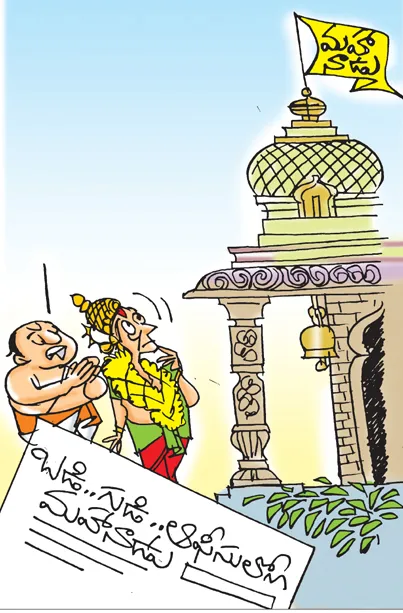 స్వామీ క్షమించండీ! మహానాడు కోసం మిమ్మల్ని కూడా వాడేశారు! 