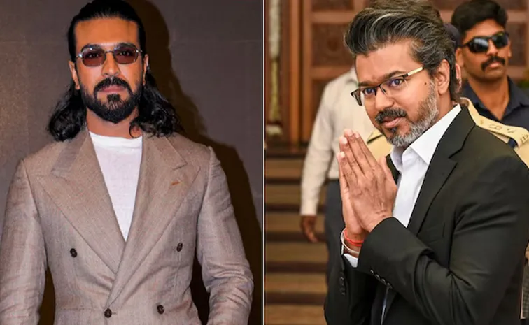 దళపతికి రామ్ చరణ్ అభినందనలు.. వీడియో వైరల్ 