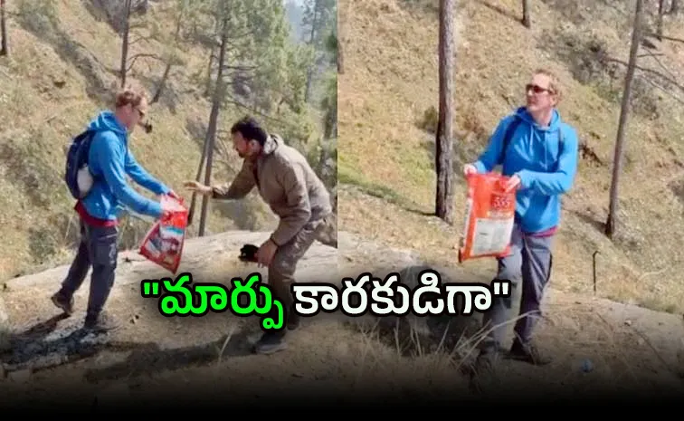UK man picks up plastic waste in Uttarakhand forests Goes Viral