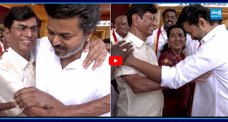 చెన్నైలోని తల్లిదండ్రుల నివాసంలో TVK విజయ్ దృశ్యాలు