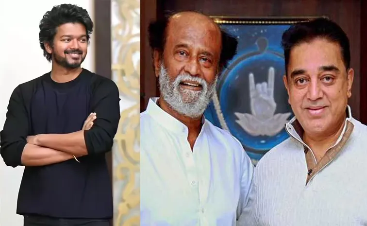 దళపతి విజయ్‌కు రజనీ, కమల్ అభినందనలు