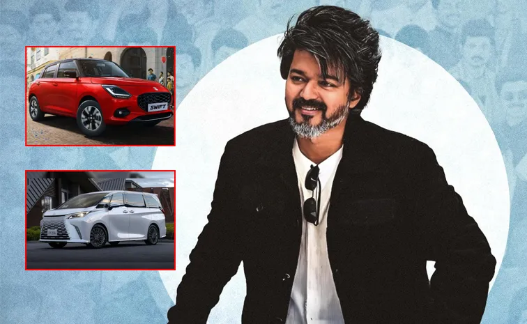 Actor Vijay Garage Holds Some Iconic Cars Maruti Swift To BMW i72