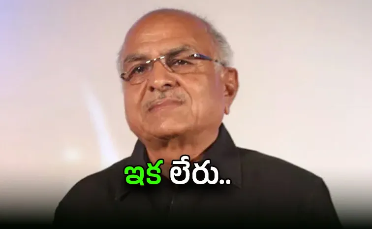 Producer R B Choudary passed away In Road accident