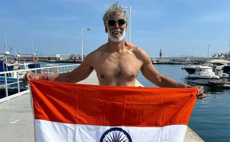 Milind Soman Conquers the Strait of Gibraltar
