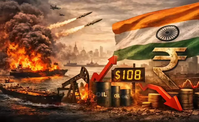 West Asia Conflict Threatens India Growth Oil Shock Could Drag GDP