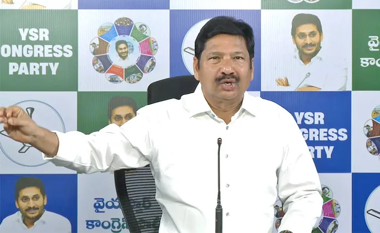 Jogi Ramesh Questions Absence of Agriculture Minister