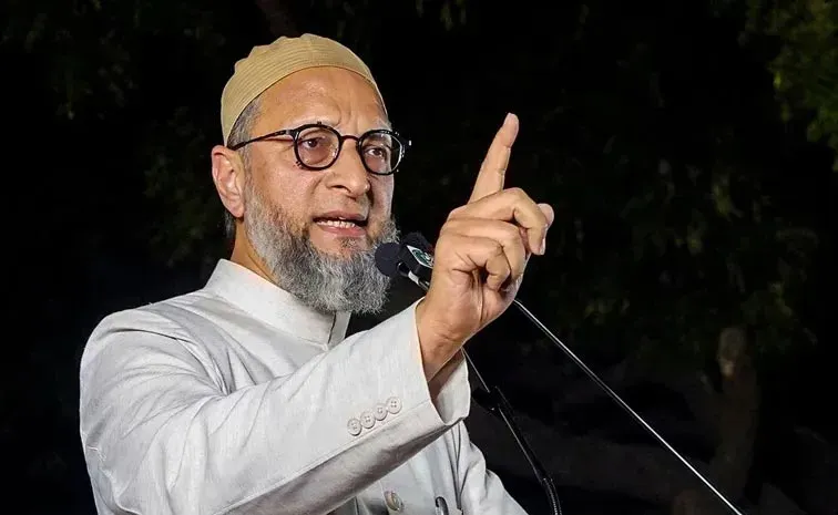  nation is not a goddess aimim chief owaisi objects to centre