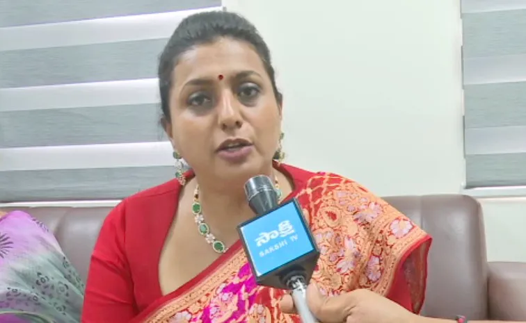 RK Roja Strong Warning To Minister Ramprasad Reddy