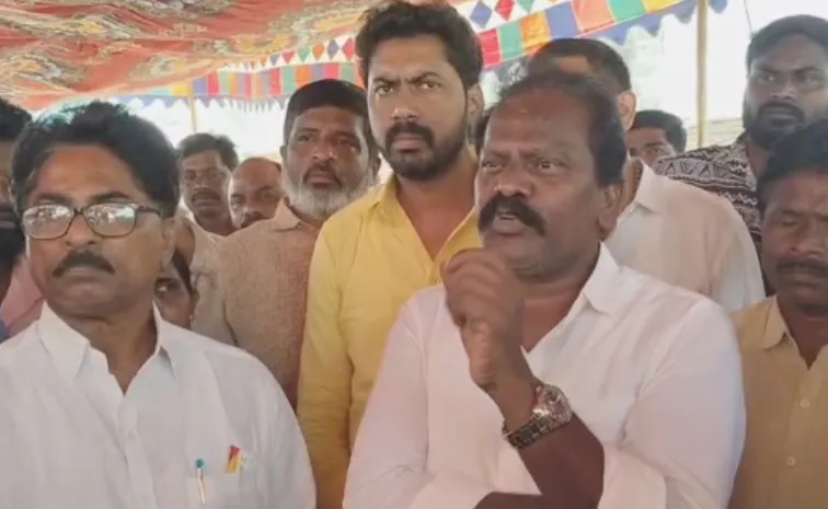 Tension at Kalagara Rythu Bharosa Center NTR District