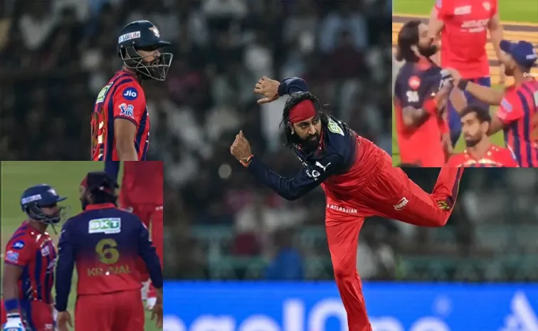 Krunal Pandya-Official Statement On-Fight With Pooran RCB vs LSG Match